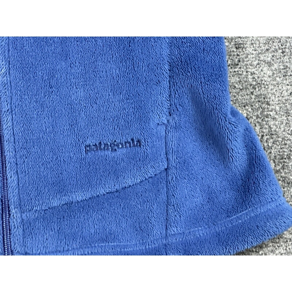 Patagonia R2 Polartec Jacket Womens Size Medium Blue Full Zip Fleece USA Vtg - Picture 3 of 10